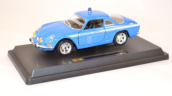 Alpine renault a110 1600s gendarmerie b r i bburago 22035 1 24 miniature auto autominiature01 comu 1