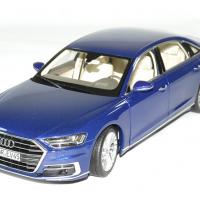 Audi a8 l 2017 bleu norev 1 18 autominiature01 1 