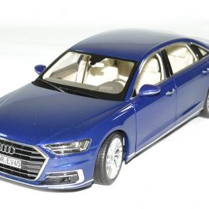 Audi A8L bleu métallisé 2017