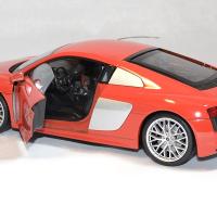 Audi r8 welly v10 2016 rouge 1 18 autominiature01 3 