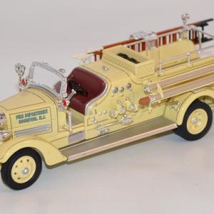 Voiture miniature – 1 Voiture de police et pompiers,sirène,lumières, en  métal avec moteur à rétrofriction. –