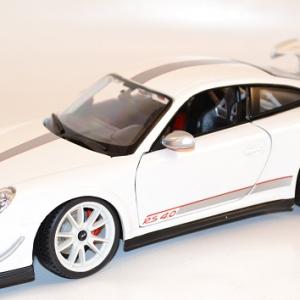 Porsche 911-997 Gt3 RS 4.0l blanche bburago au 1/18 ref 11036w