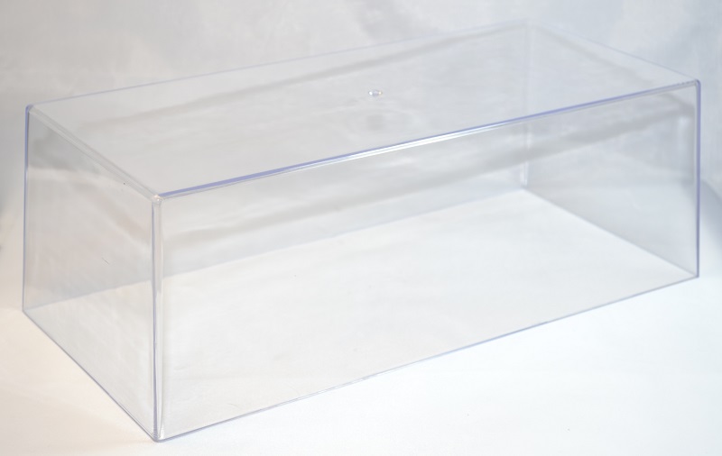 Miniature Greenlight BOITE VITRINE TRANSPARENTE 1/18 TAILLE: Longueur 3