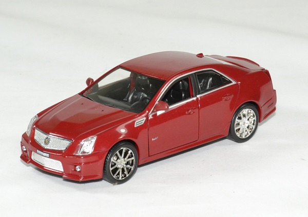 Cadillac cts v 2009 rouge 1 43 luxury autominiature01 1 