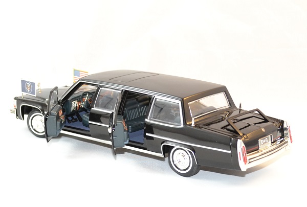 Cadillac limousine 1983 president usa 1 24 lucky diecast autominiature01 2 