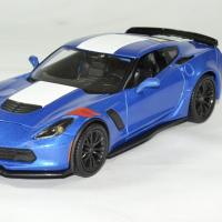 Chevrolet corvette 2017 grand sport bleu 1 24 maisto autominiature01 1 