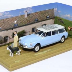 Citroen DS ID 19 Break avec figurines