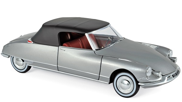 Citroen ds 19 cabriolet 1961 norev 1 18 grey chapron autominiature01 1