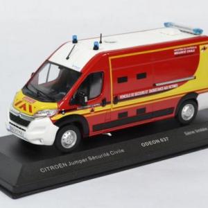 Voiture miniature – 1 Voiture de police et pompiers,sirène,lumières, en  métal avec moteur à rétrofriction. –