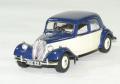 Citroen traction 15 1949 bleu foncé / crème