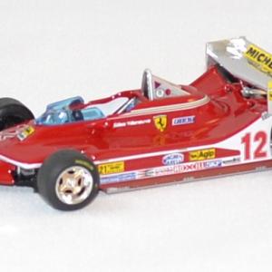 Ferrari 312 t4 1er gp usa Villeuneuve #12 1979 brumm 1/43