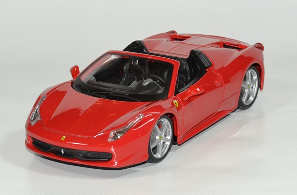 Ferrari 458 spider 1 24 bburago autominiature01 1
