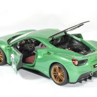 Ferrari 488 gtb green jewel 1 18 bburago autominiature01 3 