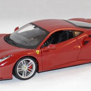 Ferrari 488 gtb rouge vermillon bburago 1/24