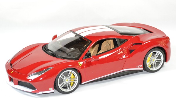 Ferrari 488 GTB the schumacher rouge 1/18 Bburago