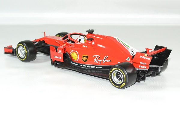 Ferrari SF71H S. vettel #5 formule 1 2018 bburago 1/18