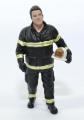 Figurine pompier américain chief casque a la main américain USA
