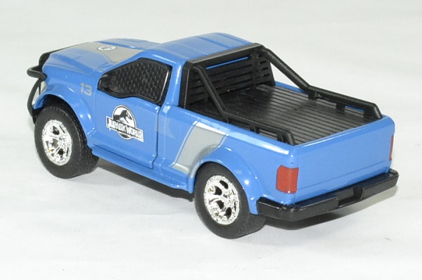 Ford f 150 bleu jurassic world rescue jada toys 1 43 autominiature01 2 
