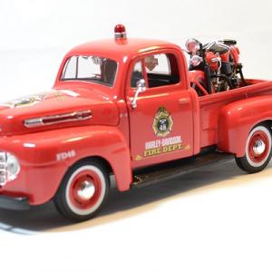 Ford F1 fire truck with harley davidson