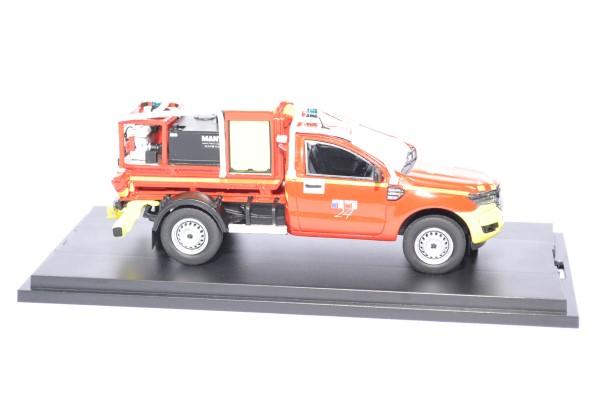 Ford ranger pompier cellule ccf sdis 24 1 43 alarme 0036 3 