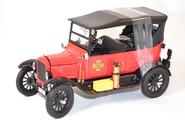Ford t capitaine pompier 1 24 miniature sunstar 1925 autominiature01 com 1 
