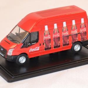 Ford Transit rouge déco bouteilles Coca Cola 1/76 Oxford
