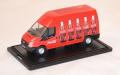 Ford Transit rouge déco bouteilles Coca Cola 1/76 Oxford