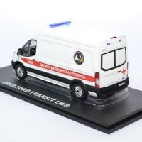 Ford transit lwb ambulance saint petersburg ruessie 1 43 greenlight 86182 2 