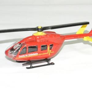 Hélicoptère Eurocopter EC 145 pompier rouge