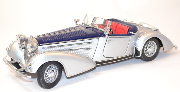 Horch 855 roadster 1939 gris bleu 1/18 miniature by sunstar