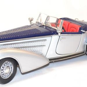 Horch 855 roadster 1939 gris bleu 1/18 sunstar