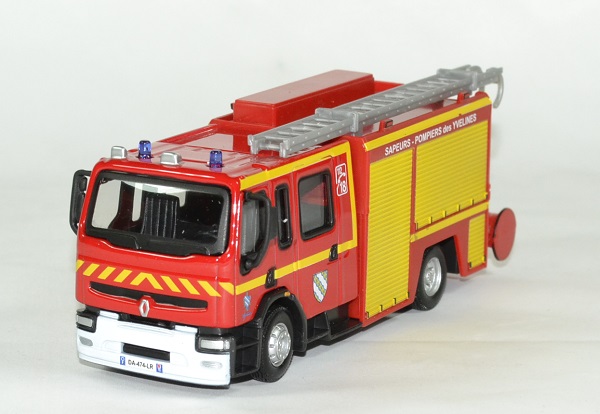 Renault premium Sapeurs pompiers FPT miniature Bburago 1/43