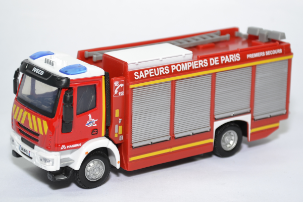 Iveco magirus Sapeurs Pompiers BSPP Bburago 1/43 bur32052rd