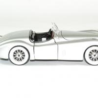 Jaguar xk 120 roadster 1951 argent 1 24 bburago autominiature01 3 