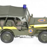 Jeep willys securite civile 1 43 oliex autominiature01 3 