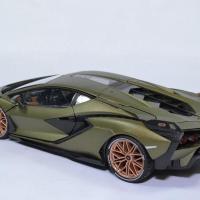 Lamborghini sian hybrid fkp37 2019 verte 1 18 bburago 11046 autominiature01 2 