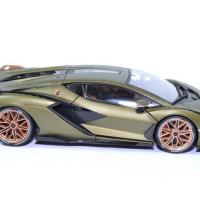 Lamborghini sian hybrid fkp37 2019 verte 1 18 bburago 11046 autominiature01 3 