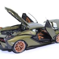 Lamborghini sian hybrid fkp37 2019 verte 1 18 bburago 11046 autominiature01 4 