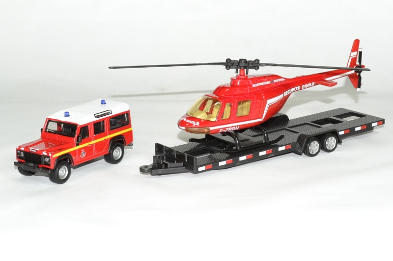 Land rover helicoptere pompier 1 43 bburago autominiature01 1