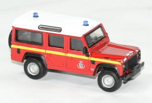 Land rover pompiers defender 1 50 bburago autominiature01 3 