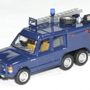 Land Rover Range Rover TACR2 Queen Flight firetruck airport bleu