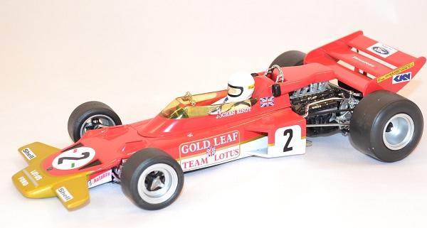 Lotus 72c 2 rindt allemagne 1970 1er miniature sunquartzo formule 1 au 1 18 autominiature01 com 1 