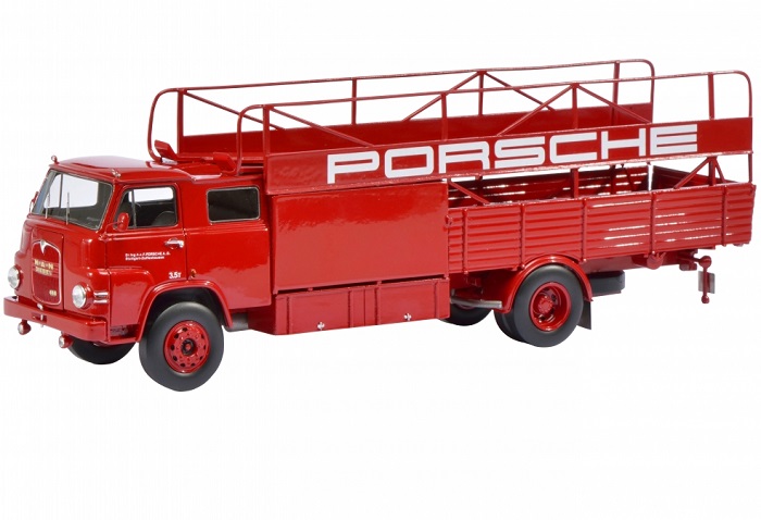 Man 635 racing transporter porsche 1 18 schuco autominiature01 1 
