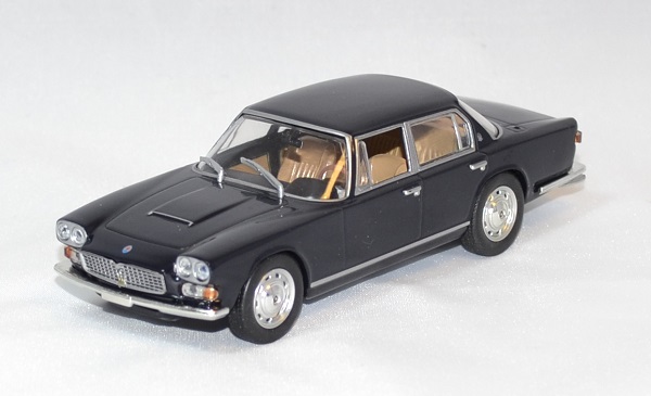 Maserati quattroporte l 1963 bleu miniature whitebox 1/43