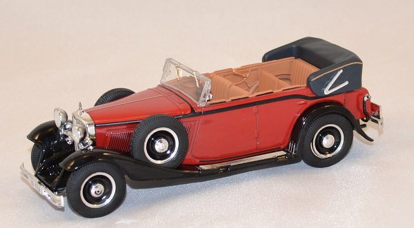 Maybach ds8 cabriolet zeppelin 1930 whitebox 1 43 autominiature01 com 1