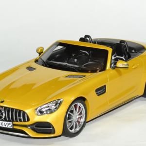 Mercedes AMG GT C cabriolet jaune 2017