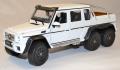 Mercedes G63 amg 6x6 blanc pick up