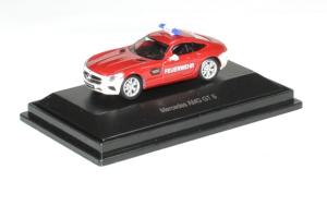 Mercedes benz amg gt pompier schuco 1 87 autominiature01 1 