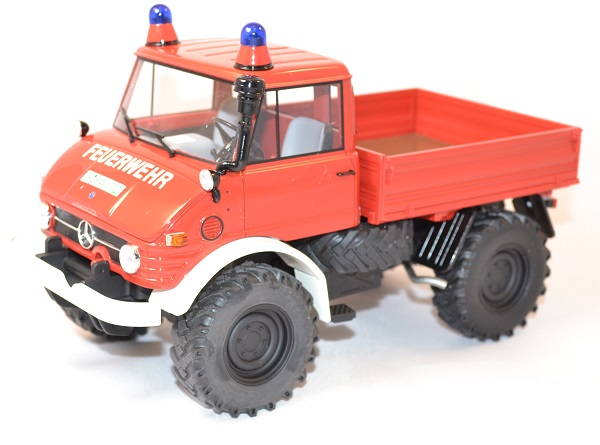 MERCEDES BENZ UNIMOG POMPIER - Burago - Domino Model