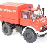 Mercedes benz unimog 406 pompier 1 18 miniature premium autominiature01 com 2 